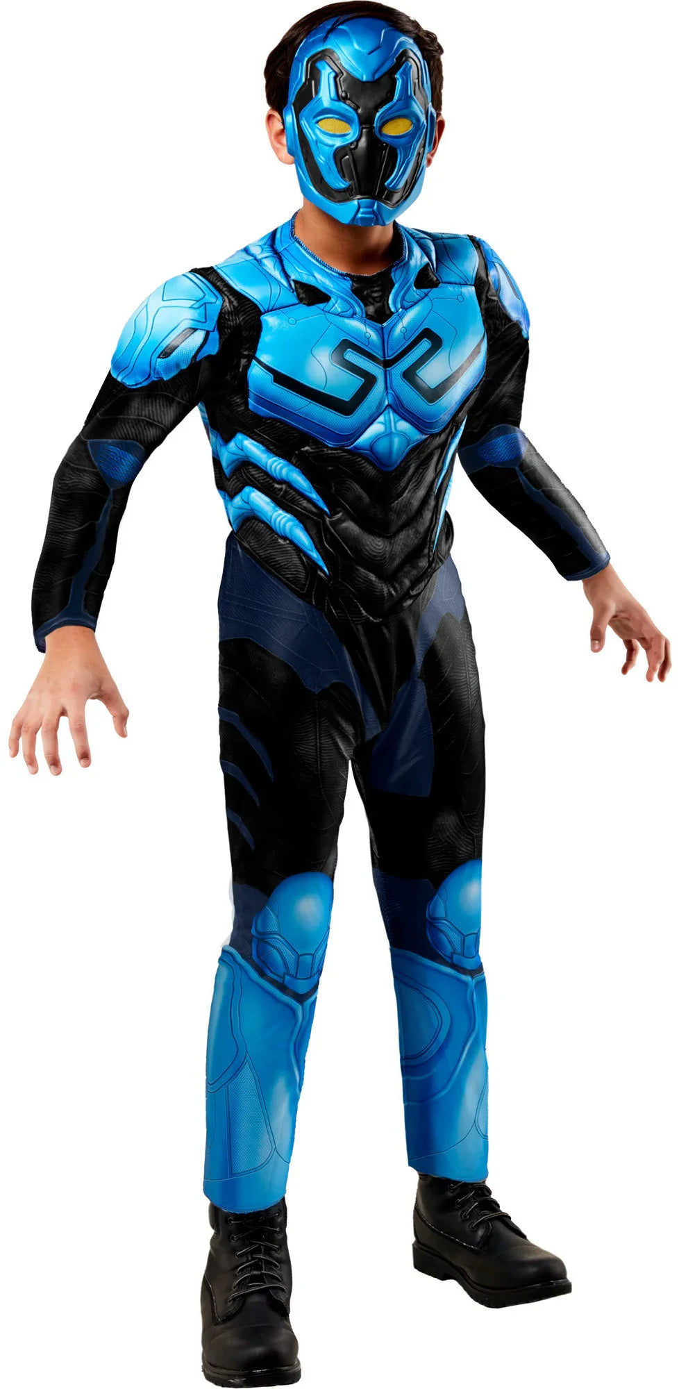 Disfraz de Blue Beetle Musculoso para Niño Superhéroes Infantiles Rubies